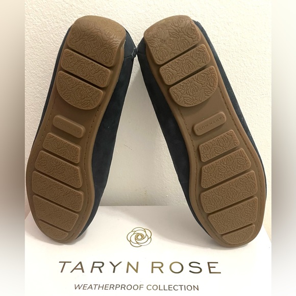 NIB! WATERPROOF TARYN ROSE KAREN SILKY SUEDE DRIVING LOAFERS US 5.5 EU 35.5 BLUE - Picture 8 of 13